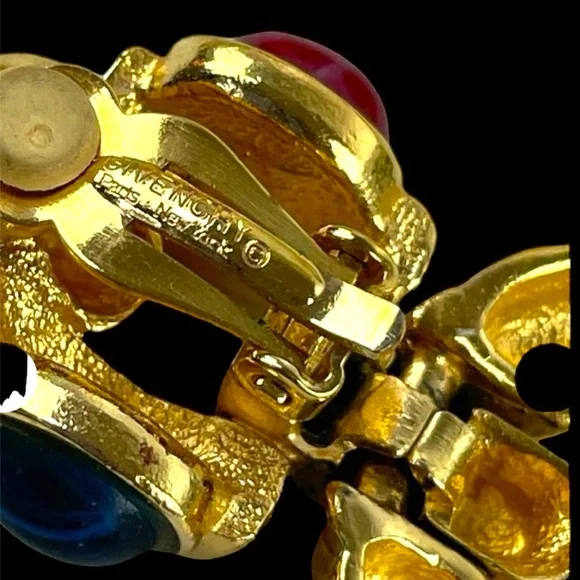 Authentic Givenchy Set Bracalet & Earrings Vintage Rare - Picture 3 of 4